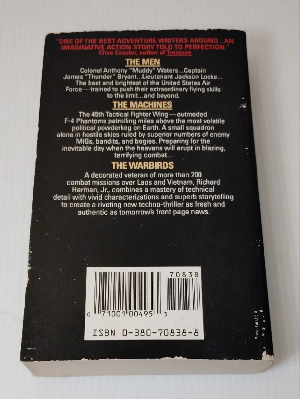 8 For $8 The Warbirds By Richard Herman,Jr *First Avon Printing* *SIGNED*